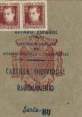 Cartilla de racionament. Font: www.guerracivil.info