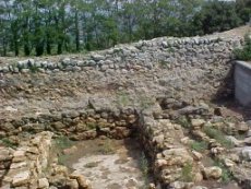 Muralla preibera i ibera. Olèrdola